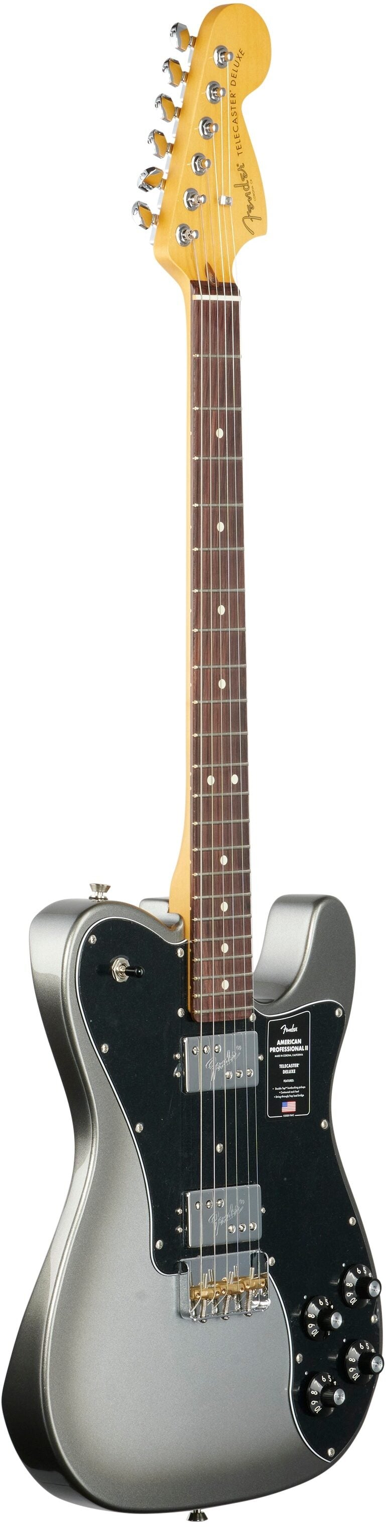Fender American Pro II Telecaster Deluxe Electric Guitar, Rosewood Fingerboard (with Case)