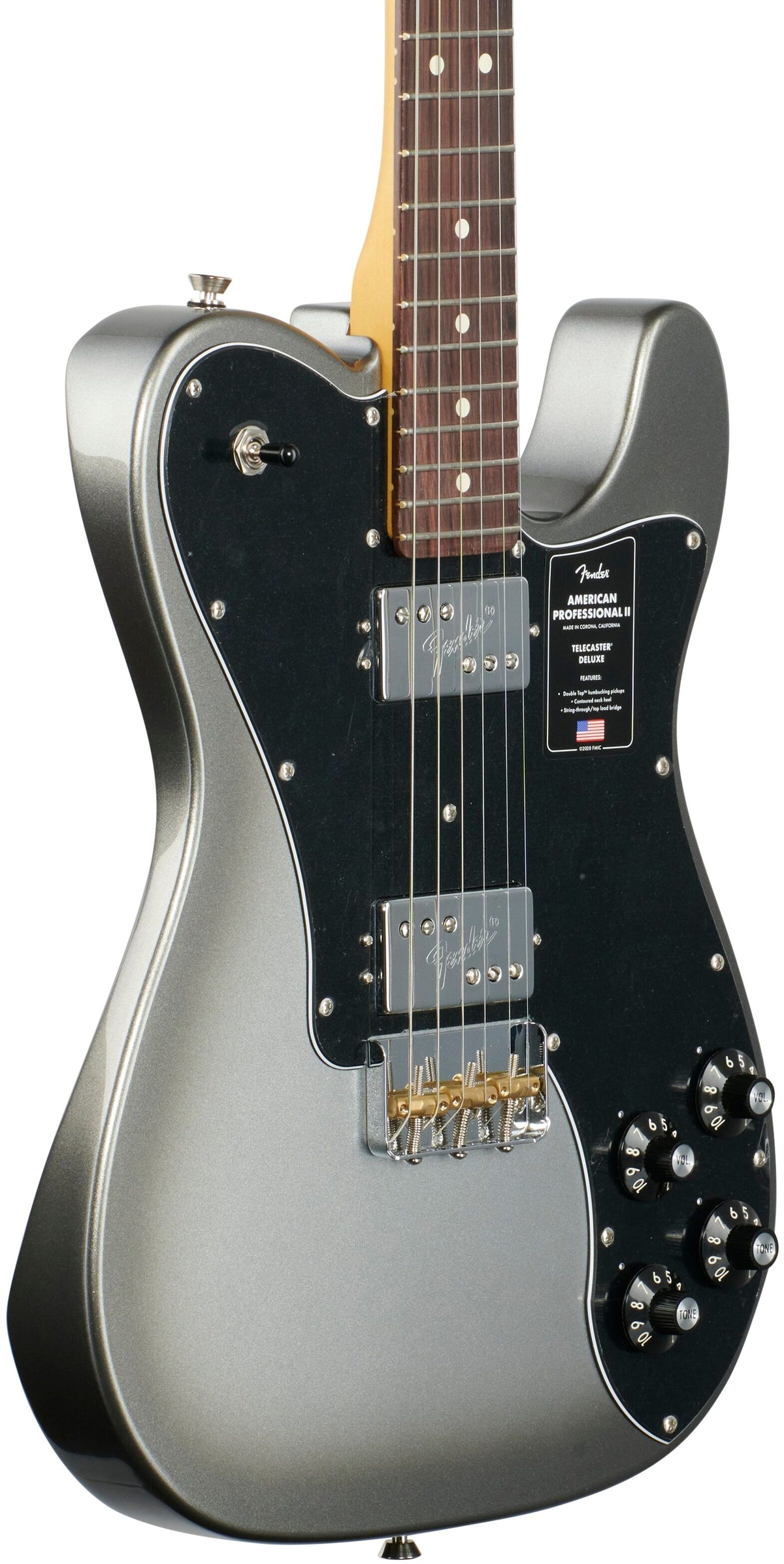 Fender American Pro II Telecaster Deluxe Electric Guitar, Rosewood Fingerboard (with Case)