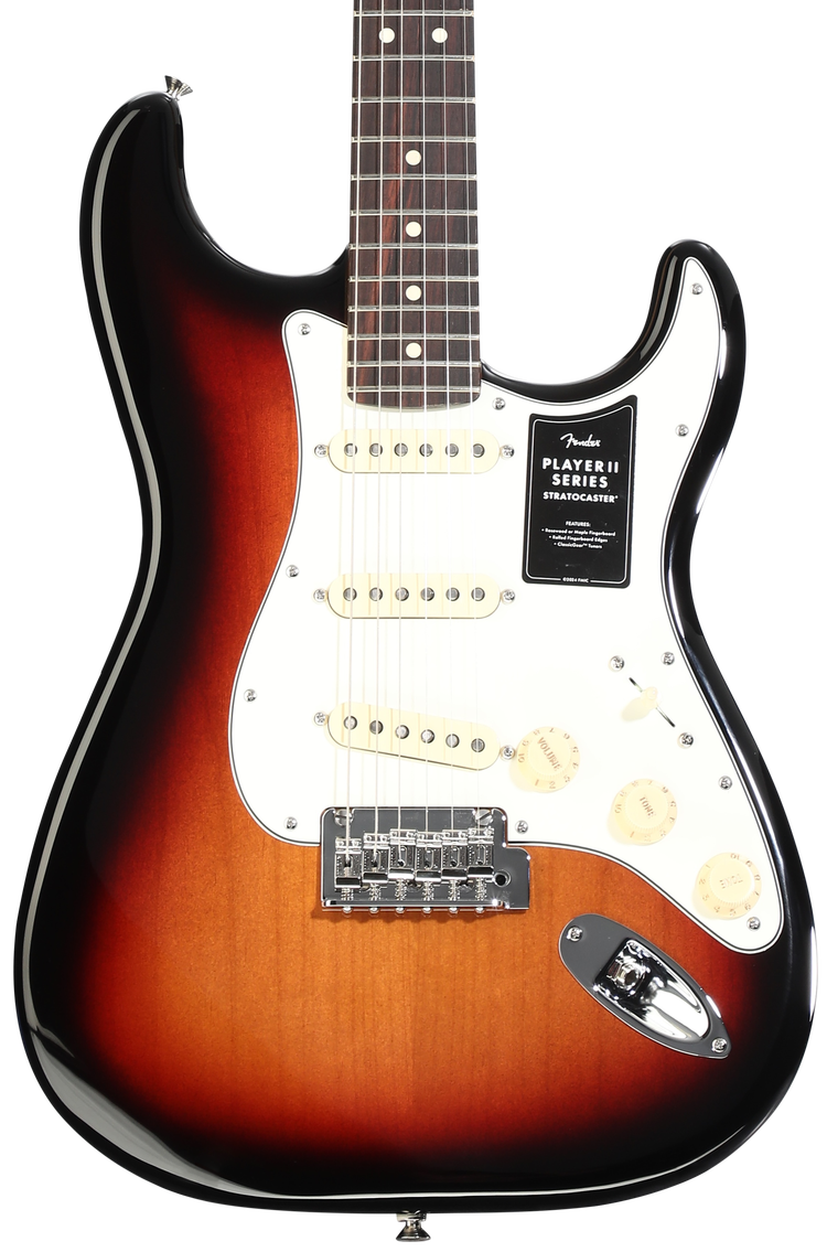 Fender Player II Stratocaster Electric Guitar - 3-color Sunburst with Rosewood Fingerboard